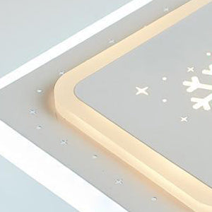 Moderne Einfachheit Verdeckte Installation Quadratische Form Hardware Acryl LED Unterputz Deckenleuchte Für Flur 