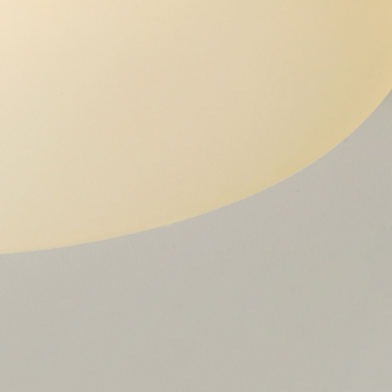 Modern Minimalist Pebble Shape Hardware PE LED Flush Mount Ceiling Light For Bedroom