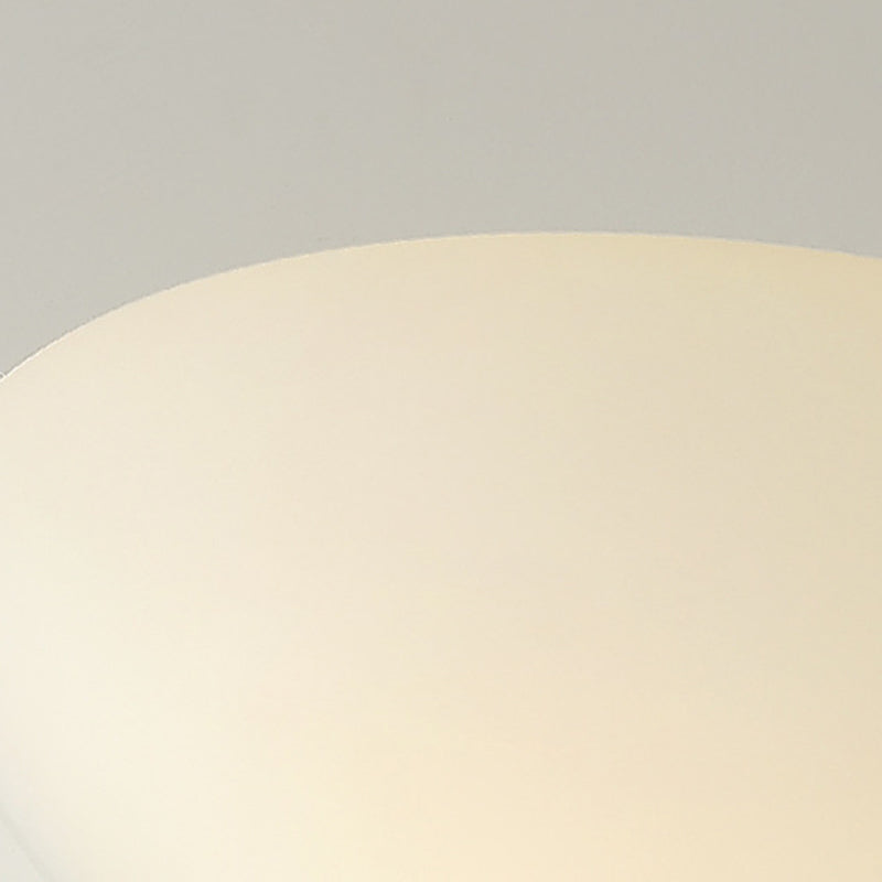 Modern Minimalist Pebble Shape Hardware PE LED Flush Mount Ceiling Light For Bedroom