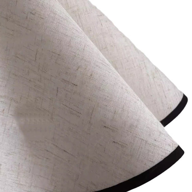 Lampe de table 1 lumière en forme de fleur de pétale en tissu de fer Nordic Wave contemporain pour salon 