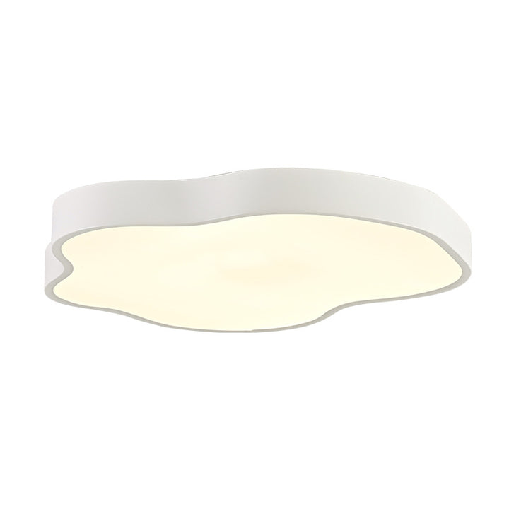 Moderne minimalistische Creme Cloud Eisen Acryl LED Unterputz Deckenleuchte für Schlafzimmer 
