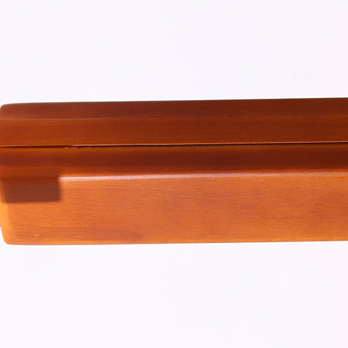 Traditionelle Vintage Dreieck Form Runde Kegel Holz Leinen 1-Licht Stehlampe für Schlafzimmer 