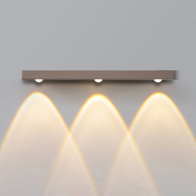 Modern Minimalist Long Multi Lights Aluminum LED Wall Sconce Lamp For Hallway