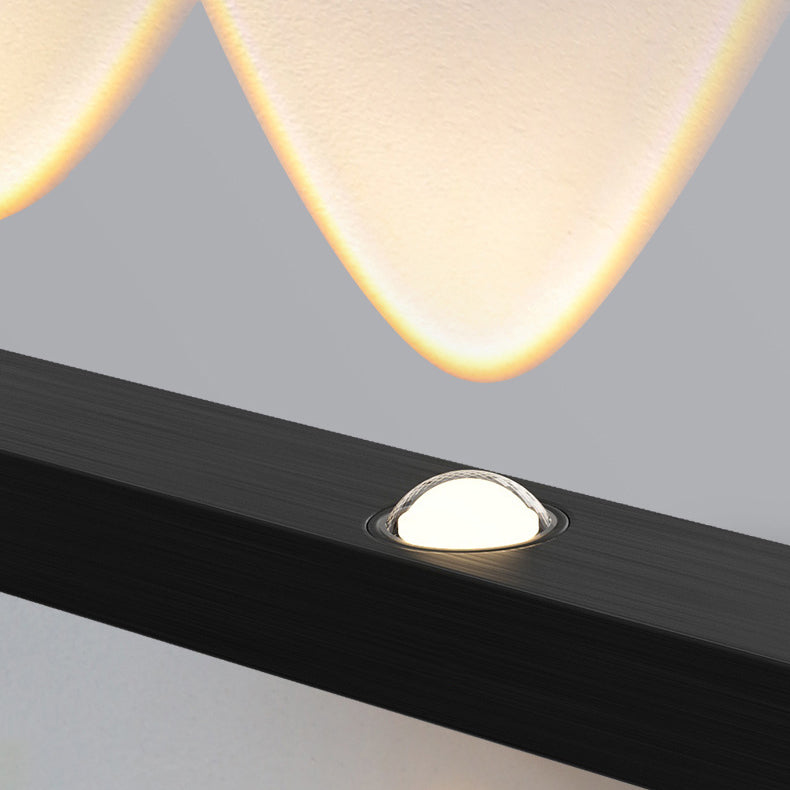 Modern Minimalist Long Multi Lights Aluminum LED Wall Sconce Lamp For Hallway