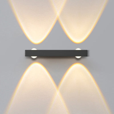 Modern Minimalist Long Multi Lights Aluminum LED Wall Sconce Lamp For Hallway