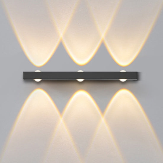 Modern Minimalist Long Multi Lights Aluminum LED Wall Sconce Lamp For Hallway