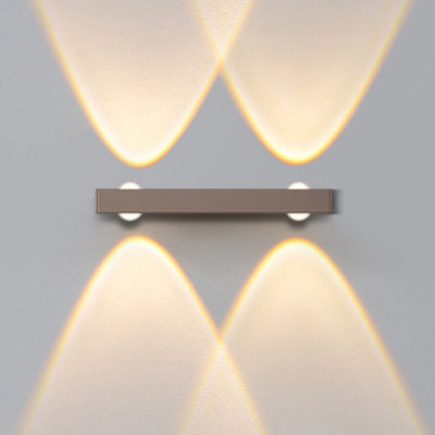 Modern Minimalist Long Multi Lights Aluminum LED Wall Sconce Lamp For Hallway