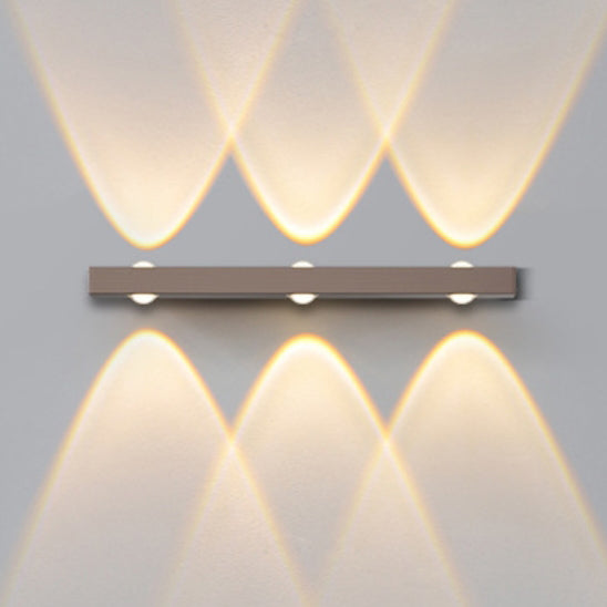 Modern Minimalist Long Multi Lights Aluminum LED Wall Sconce Lamp For Hallway