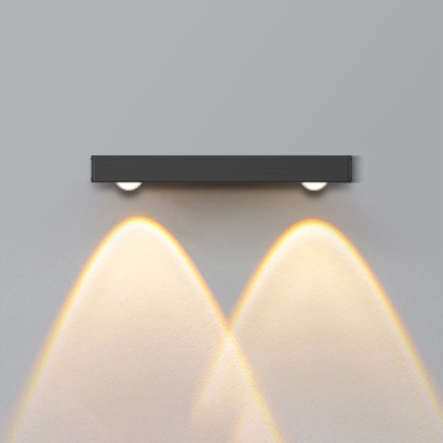 Modern Minimalist Long Multi Lights Aluminum LED Wall Sconce Lamp For Hallway