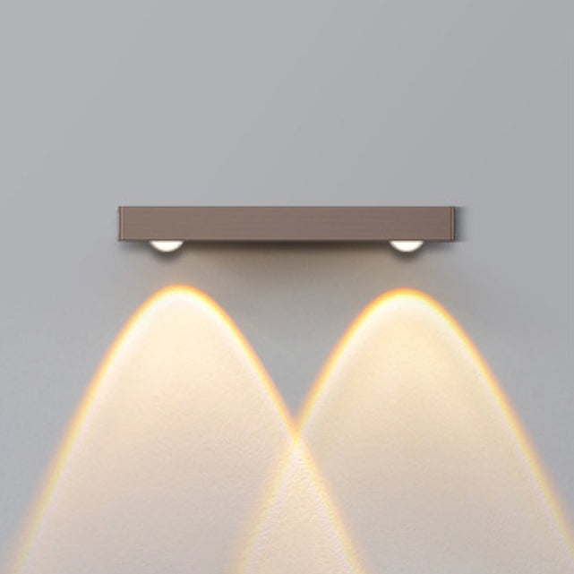 Modern Minimalist Long Multi Lights Aluminum LED Wall Sconce Lamp For Hallway