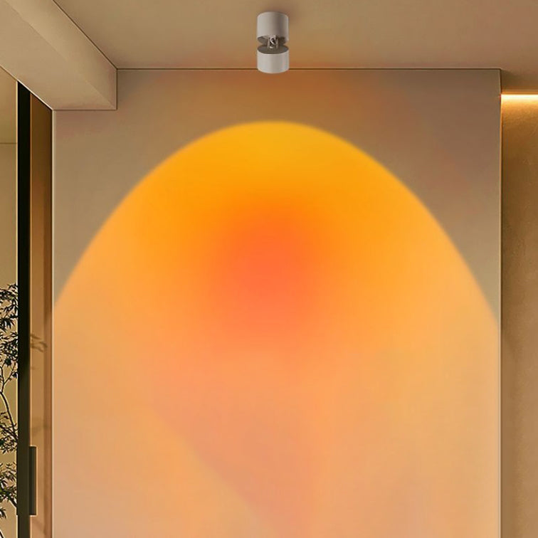 Éclairage de plafond encastré à LED avec projecteur réglable en cylindre d&