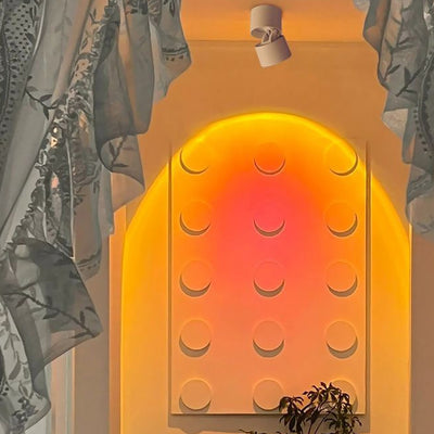 Éclairage de plafond encastré à LED avec projecteur réglable en cylindre d'aluminium minimaliste moderne pour salon, lever et coucher de soleil 