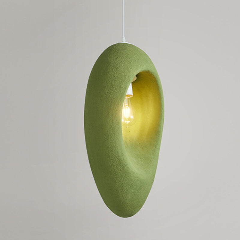 Contemporary Creative Avocado High-Density Polystyrene 1 - Light Pendant Light For Bedroom
