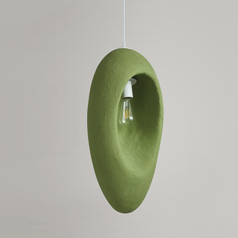 Contemporary Creative Avocado High-Density Polystyrene 1 - Light Pendant Light For Bedroom