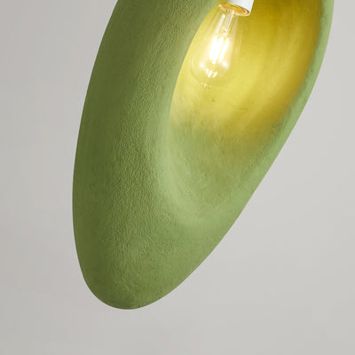 Contemporary Creative Avocado High-Density Polystyrene 1 - Light Pendant Light For Bedroom
