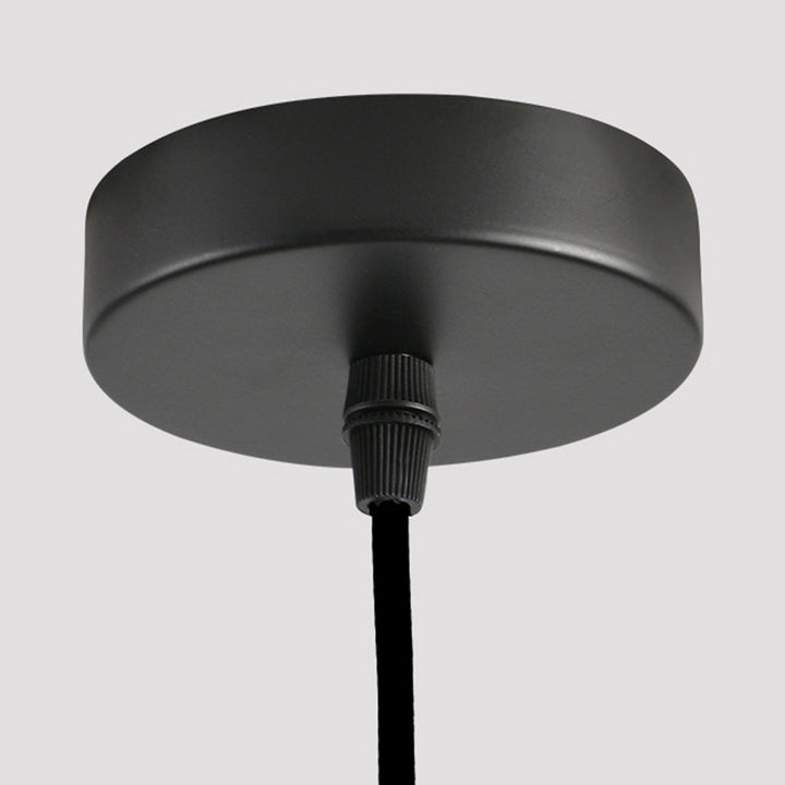 Colonne Contemporaine Créative Citrouille en Forme de Cage à Oiseaux Acoustique Fer Feutre 1 - Suspension Lumineuse pour Chambre 