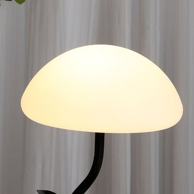 Zeitgenössische kreative Pilzform Eisen ABS USB LED Tischlampe für das Schlafzimmer 