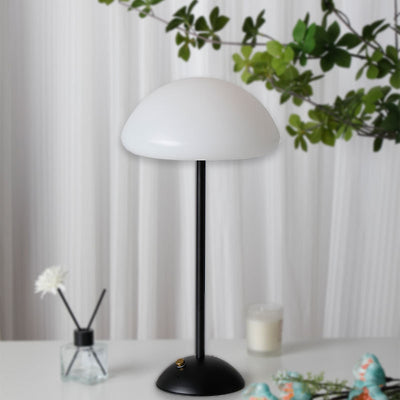 Zeitgenössische kreative Pilzform Eisen ABS USB LED Tischlampe für das Schlafzimmer 