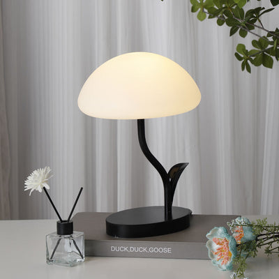Zeitgenössische kreative Pilzform Eisen ABS USB LED Tischlampe für das Schlafzimmer 