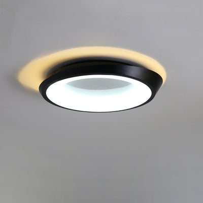 Moderne Einfachheit Unregelmäßige Runde Eisen-Hardware Acryl LED Deckenleuchte für das Schlafzimmer 