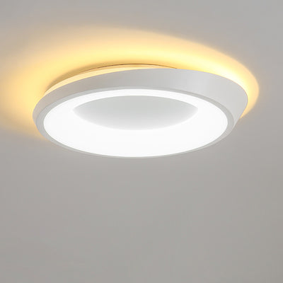 Moderne Einfachheit Unregelmäßige Runde Eisen-Hardware Acryl LED Deckenleuchte für das Schlafzimmer 