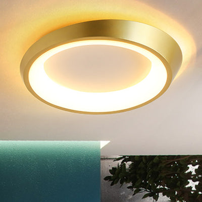 Moderne Einfachheit Unregelmäßige Runde Eisen-Hardware Acryl LED Deckenleuchte für das Schlafzimmer 