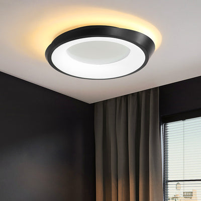Moderne Einfachheit Unregelmäßige Runde Eisen-Hardware Acryl LED Deckenleuchte für das Schlafzimmer 