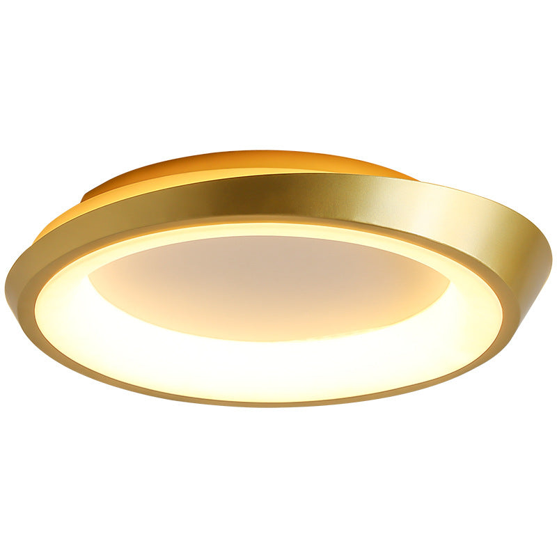 Moderne Einfachheit Unregelmäßige Runde Eisen-Hardware Acryl LED Deckenleuchte für das Schlafzimmer 
