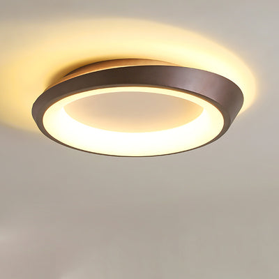 Moderne Einfachheit Unregelmäßige Runde Eisen-Hardware Acryl LED Deckenleuchte für das Schlafzimmer 
