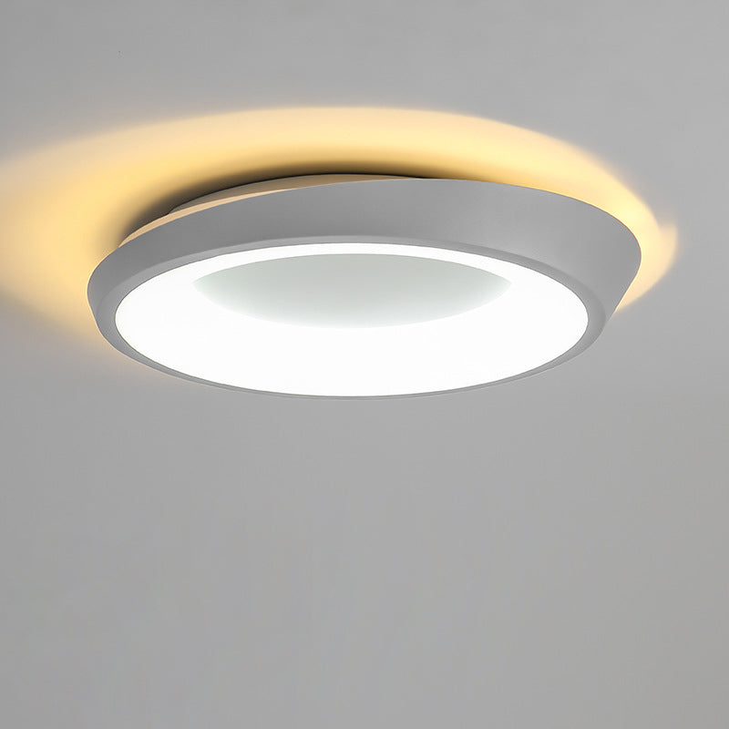 Moderne Einfachheit Unregelmäßige Runde Eisen-Hardware Acryl LED Deckenleuchte für das Schlafzimmer 