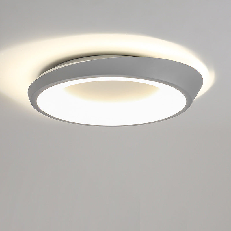 Moderne Einfachheit Unregelmäßige Runde Eisen-Hardware Acryl LED Deckenleuchte für das Schlafzimmer 