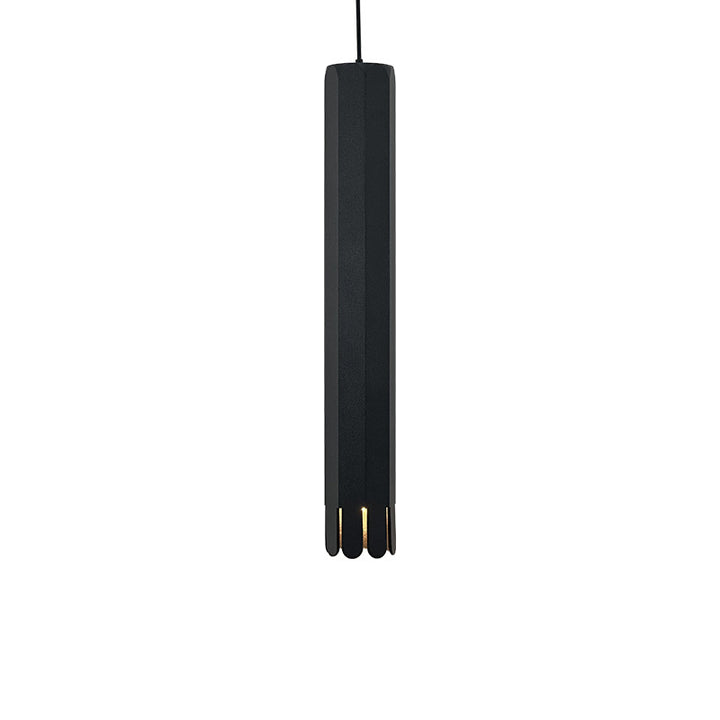 Lustre à LED en aluminium avec cylindre pétale relevable minimaliste moderne pour salle à manger 