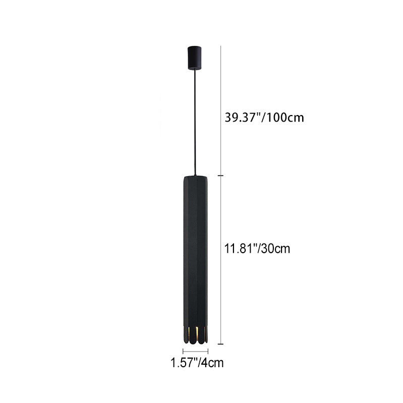 Lustre à LED en aluminium avec cylindre pétale relevable minimaliste moderne pour salle à manger 