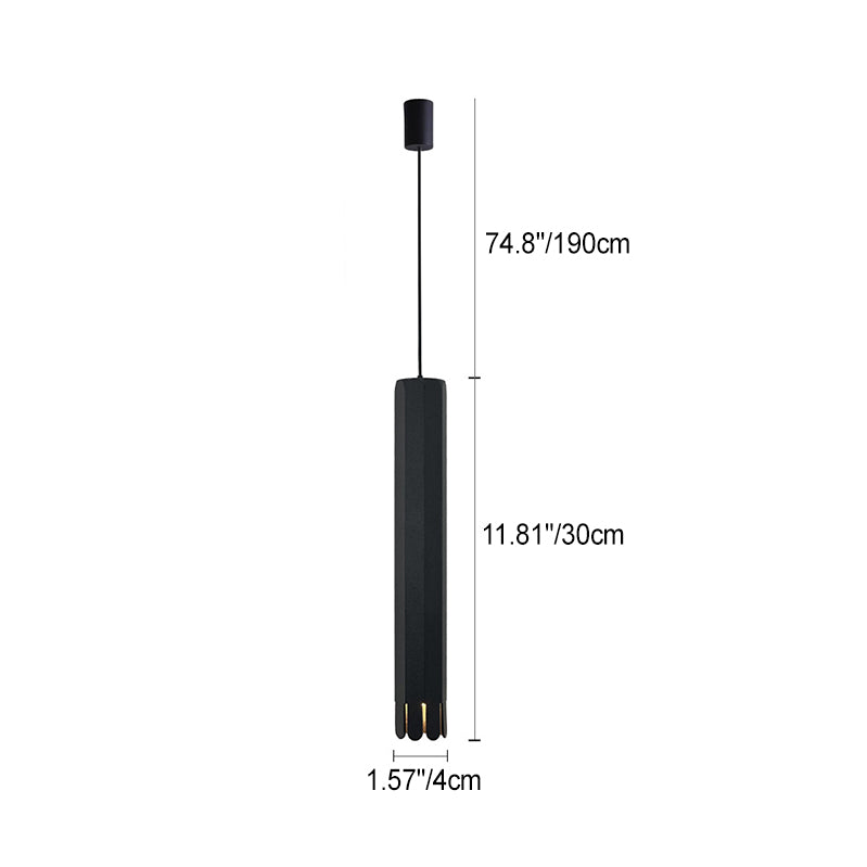 Lustre à LED en aluminium avec cylindre pétale relevable minimaliste moderne pour salle à manger 