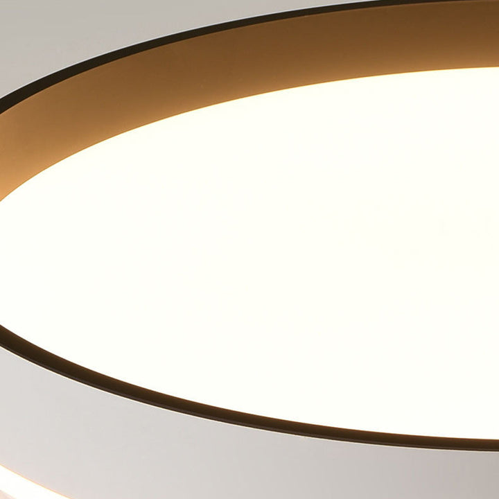 Modern Minimalist Round Hardware Acrylic LED Flush Mount Ceiling Light For Bedroom