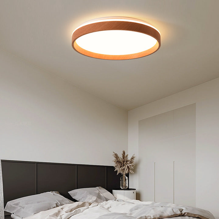 Luz de techo empotrada LED de acrílico con hardware redondo minimalista moderno para dormitorio 