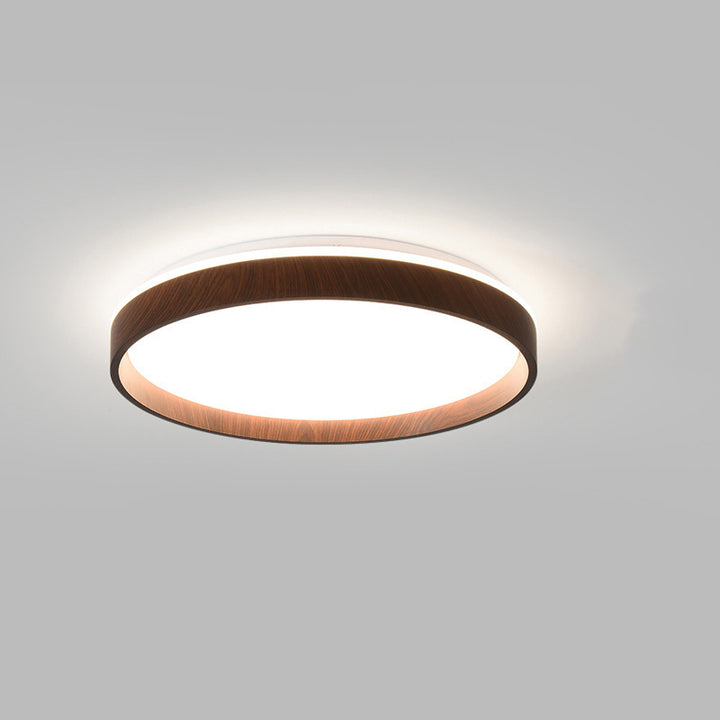 Modern Minimalist Round Hardware Acrylic LED Flush Mount Ceiling Light For Bedroom