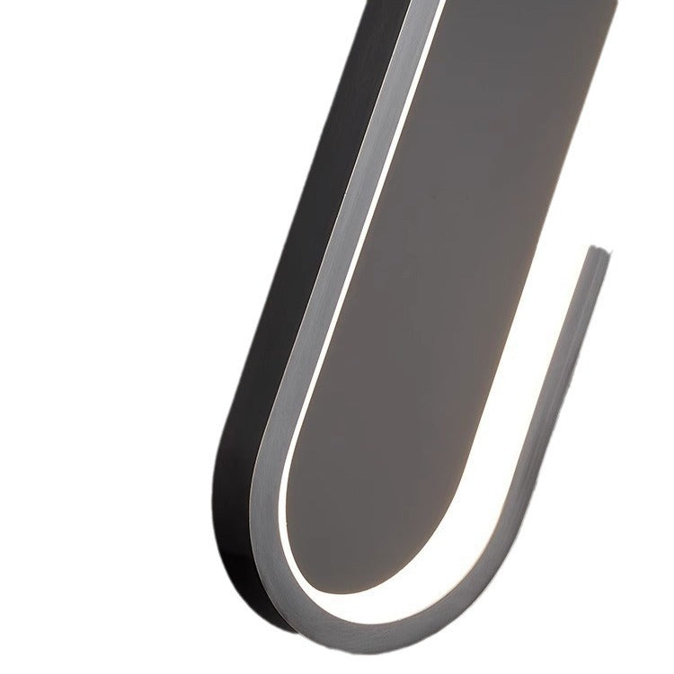 Moderne Luxus Oval Kupfer Ring Kristall Stein LED Anhänger Licht Für Wohnzimmer 