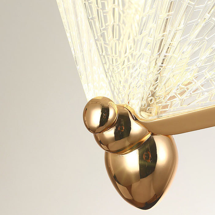 Contemporary Creative Butterfly Acrylic Iron Zinc Alloy LED Pendant Light For Bedroom
