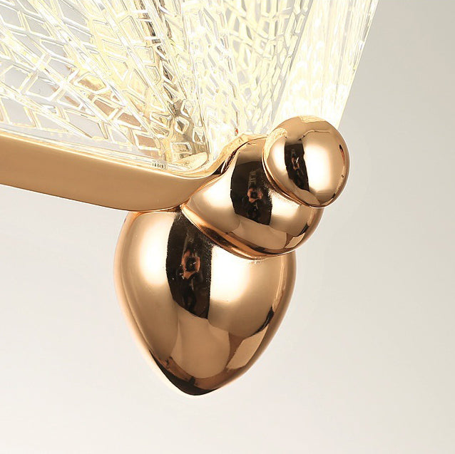 Zeitgenössische kreative Kurve Eisen Aluminium Silikon Acryl LED Kronleuchter Insel Licht für Esszimmer 