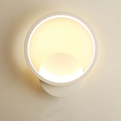 Zeitgenössische kreative runde quadratische Geweih-Eisen-Kunststoff-Silikon-LED-Wandleuchte für das Schlafzimmer 