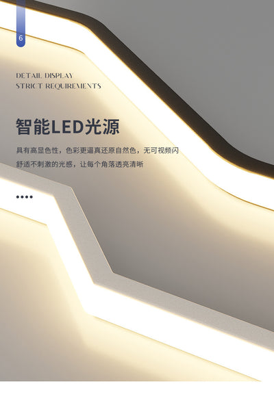 Moderne minimalistische lineare parallele Kreuz-Eisen-PVC-LED-Wandleuchte für das Wohnzimmer 