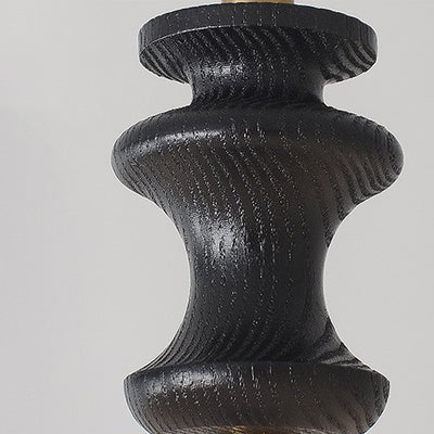 Traditionelle französische Kuppel Rund Blumenform Holz Eisenrahmen Stoff 4/5- Licht Pendelleuchte Für Wohnzimmer 