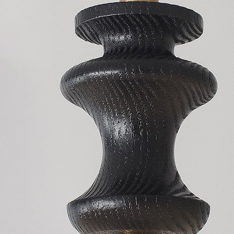 Traditionelle französische Kuppel Rund Blumenform Holz Eisenrahmen Stoff 4/5- Licht Pendelleuchte Für Wohnzimmer 