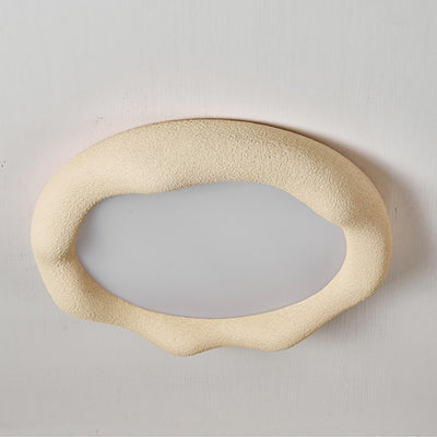 Zeitgenössische nordische Wolkenform Eisen Fiberglas Acryl LED Deckenleuchte für Schlafzimmer 