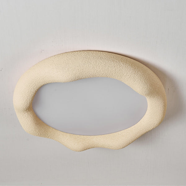 Zeitgenössische nordische Wolkenform Eisen Fiberglas Acryl LED Deckenleuchte für Schlafzimmer 