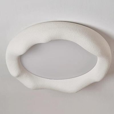 Zeitgenössische nordische Wolkenform Eisen Fiberglas Acryl LED Deckenleuchte für Schlafzimmer 