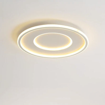 Luz de techo LED empotrada redonda minimalista moderna de acrílico y hierro para dormitorio 