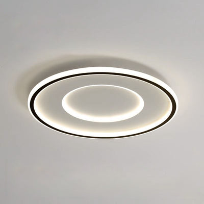 Luz de techo LED empotrada redonda minimalista moderna de acrílico y hierro para dormitorio 
