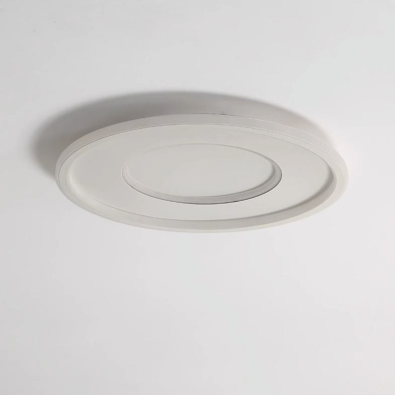 Luz de techo LED empotrada redonda minimalista moderna de acrílico y hierro para dormitorio 